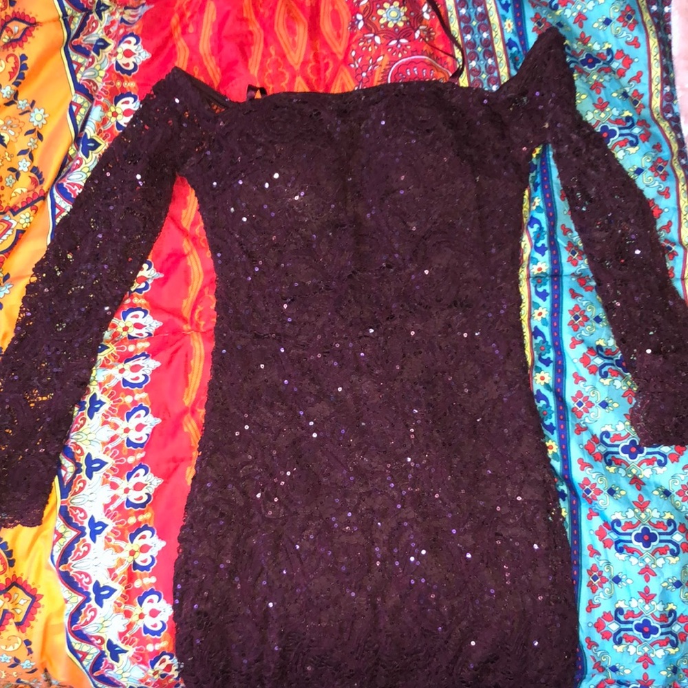 Sparkly skin tight dress